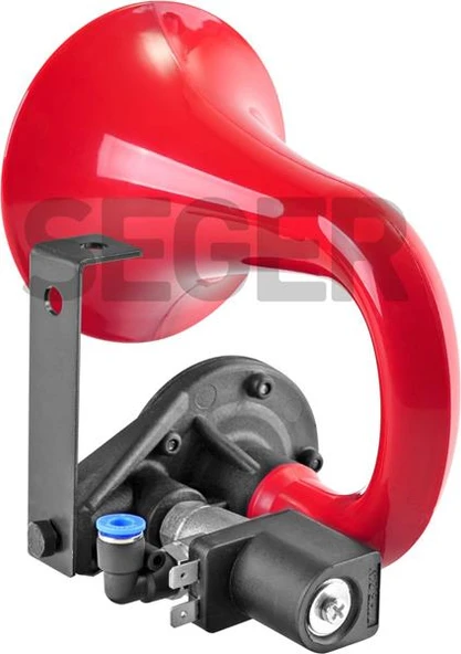 SEGER 80JH24.000.01 TEK BORULU HAVALI KORNA 24V UNICHORN-TEK BOYNUZ ürün görseli 1