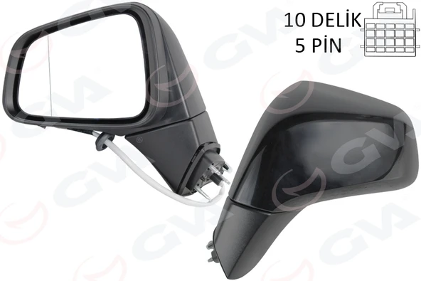 GVA 1090113 DIŞ DİKİZ AYNASI SOL OPEL MOKKA 12> MANUEL KATLANIR 42464285 ürün görseli 1
