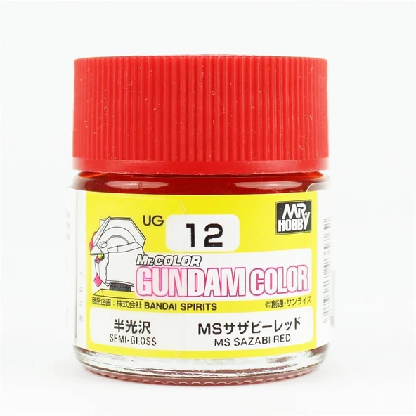 Mr.Hobby UG-12 10 ml. Sazabi Red, Gundam Color Serisi Model Boyası ürün görseli