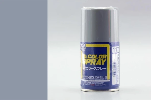 Mr.Hobby S-117 100 ml. RLM76 Light Blue, Sprey Model Boyası ürün görseli 1