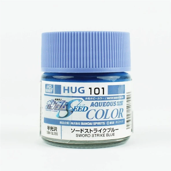 Mr.Hobby HUG-101 10 ml. Sword Strike Blue, Aqueous Gundam Serisi Model Boyası ürün görseli
