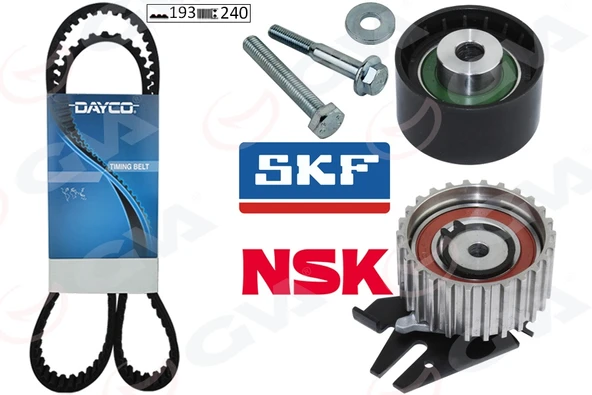 GVA 59T2914D EKSANTRİK GERGİ KİTİ FIAT DOBLO 01> BRAVA 96>01 BRAVO 96>01 PALIO 00> MAREA 96> 1.9TD 193x240 71736714 ürün görseli 1