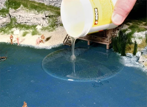 Noch 60870 200 ml. Çift Bileşenli, Şeffaf, Durgun Su Yapma Jeli - Resim 3