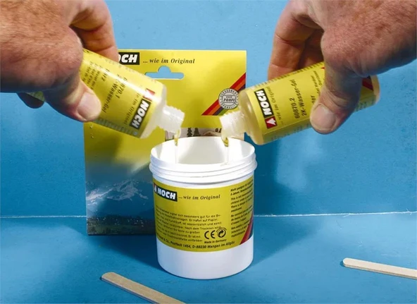 Noch 60870 200 ml. Çift Bileşenli, Şeffaf, Durgun Su Yapma Jeli - Resim 2