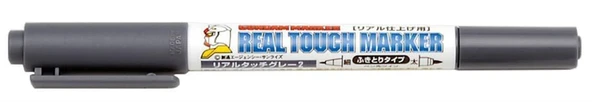 Mr.Hobby GM-402 Real Touch Gray 2, İnce ve Kalın uclu Gölgelendirme Marker Kalemi ürün görseli