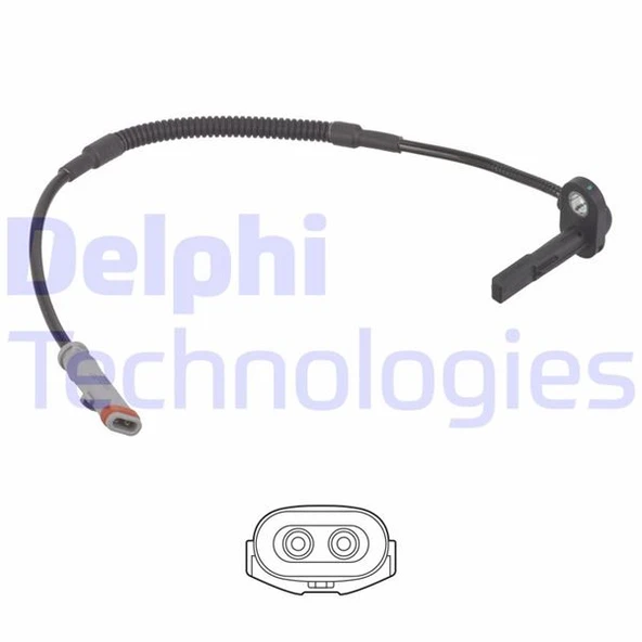 DELPHI SS21252-12B1 ÖN ABS DEVİR SENSÖRÜ INSIGNIA A-ASTRA J-ZAFIRA C FLEXRIDE İÇİN 1238265-12842287 ürün görseli 1