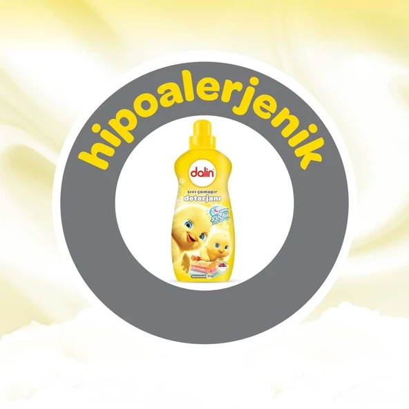 Dalin Çamaşır Deterjanı 1.5LT Bıcı Bıcı Kokulu (Hassas ve Hipoalerjenik Formül) (3 Lü Set) - 5