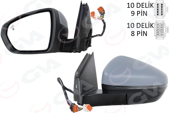 GVA 1043313 DIŞ DİKİZ AYNASI SOL ELEKTRİKLİ KATLANABİLİR ISITMALI SİNYALLİ ASTARLI KONVEKS HAFIZALI BLIS Lİ PSA 3008-4008 16-23 1635224180 ürün görseli 1