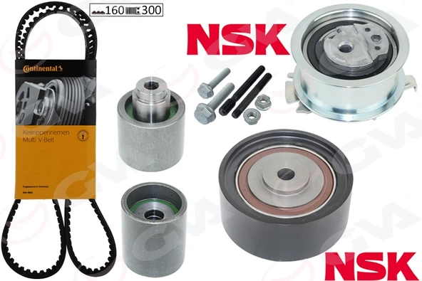 GVA 59T7530-1 TRİGER SETİ AUDI A4-A5-A6-PASSAT-TIGUAN-SUPERB 2.0 TDI 10> CBAA-CBAB-CBBB-CBAC-CAGA-CAHA 03L198119-03L198119E ürün görseli 1