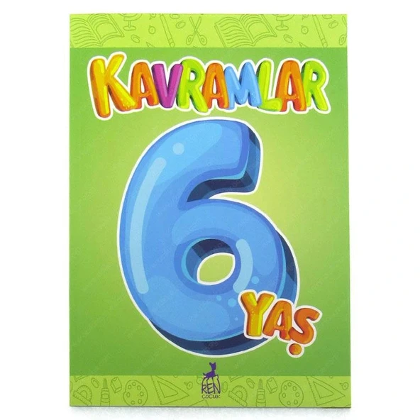 6 Yaş Çizgiler Kavramlar Matematik 3 Kitap Set Ren Çocuk - 4