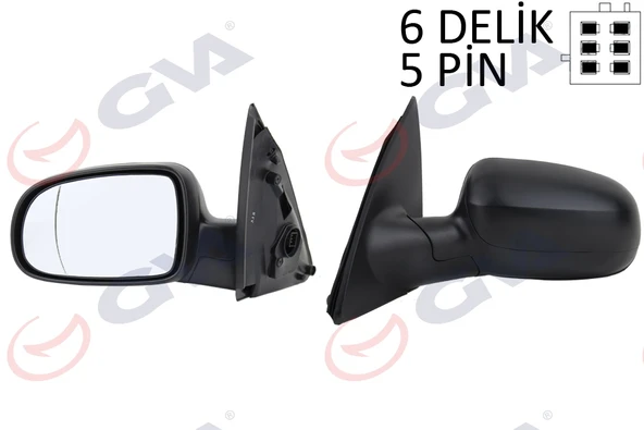 GVA 1090218 DIŞ DİKİZ AYNASI SOL CORSA C 01> ELEKTRİKLİ ISITMALI ASFERİK 5 FİŞ VM-200EHAL 1428304 ürün görseli 1