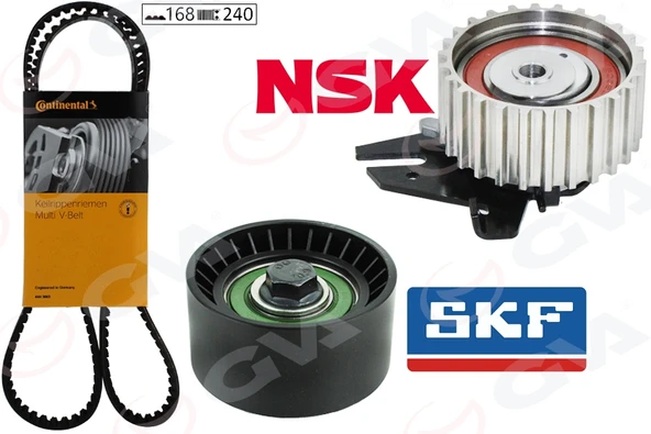GVA 59T2845 EKSANTRİK GERGİ KİTİ PUNTO-STILO 1.8 16V 98 > ALFA ROMEO 145-146-156-SPIDER 1.8-2.0 16V K035429XS 71736727 ürün görseli 1