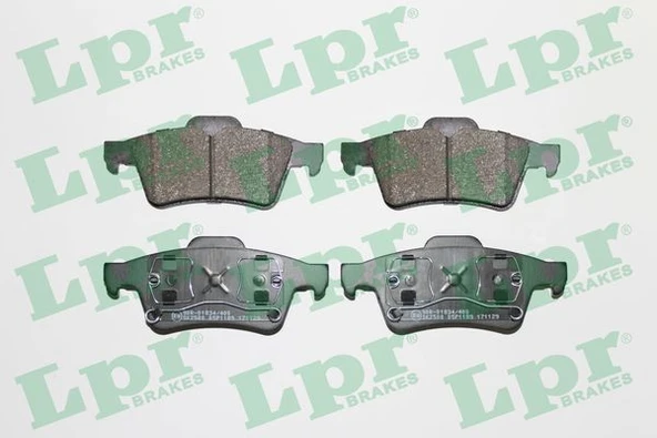 LPR 05P1189 ARKA BALATA LGN II 01>MGN II-LATITUDE-VECTRA C 03>FOCUS II 05>CONNEC 06>CMAX06>PRIMERA 02> GDB1469 7701206609-1605196-2T142M008A1A ürün görseli 1