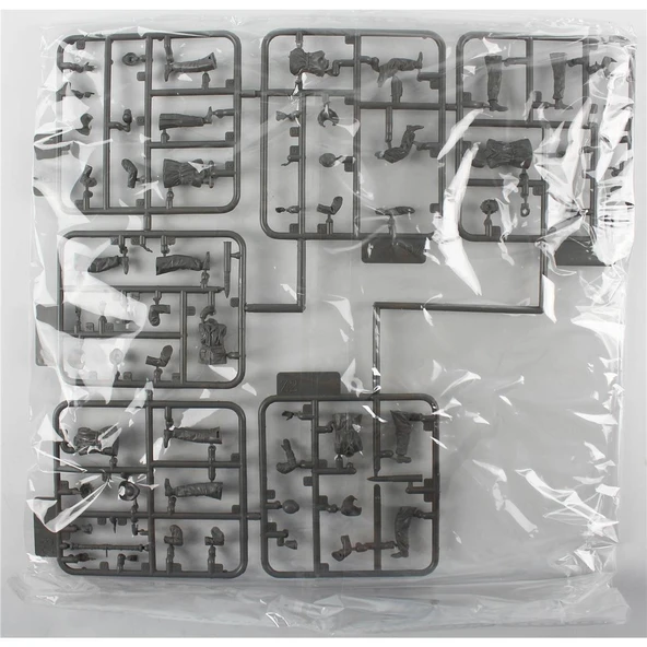Border BT-013 1/35 Ölçek, Alman 88mm Gun Flak36 ve 6 Adet Uçaksavar Mürettebatı, Plastik Model Kiti - Resim 4