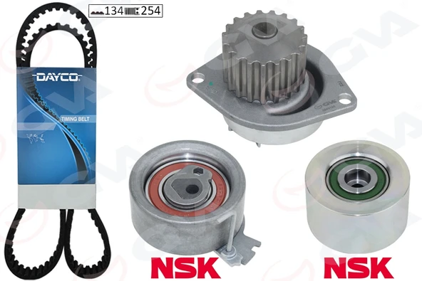 GVA 59WPK4317 DEVİRDAİMLİ EKSANTRİK GERGİ KİTİ 134x254 P206-307-PARTNER-BERLINGO-C3-XSARA 1.6 16V NFU TU5JP4 0831.L7-0831.V1-0831.L6-1610793580 ürün görseli 1