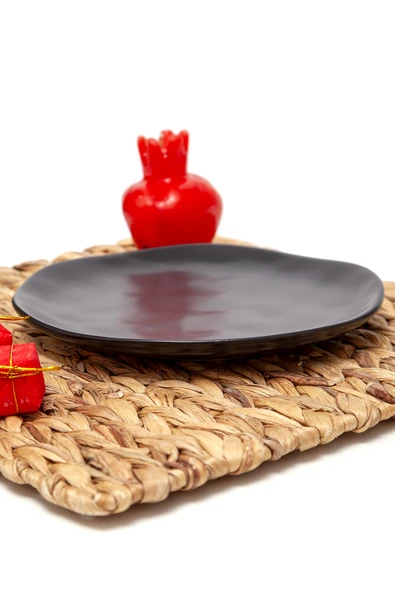 Tabak Organik 2 lı Pasta 20 Cm Mat Siyah - 2