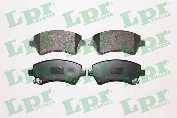 LPR 05P1002 ÖN FREN BALATA TOYOTA COROLLA 1.4L 1.6L 4ZZ-FE 3ZZ-FE ZZE120 ZZE121 VVTi 02-06 / 1.4L 1NDTV NDE120 0446502061-0446502130-04465YZZDC ürün görseli 1