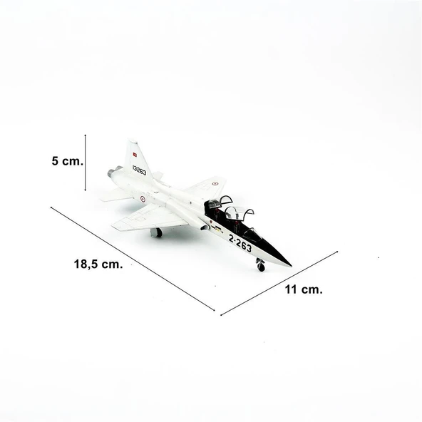 QD188 1/72 Ölçek, T-38 (ARI) Türk Hv. Kuv., Sergilemeye Hazır Savaşl Uçağı Modeli - Resim 5