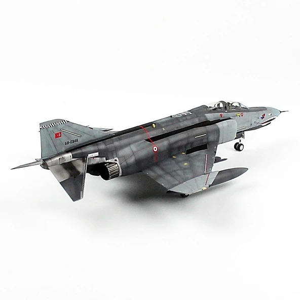 QD180 1/72 Ölçek, F-4E Phantom II, 112.Filo Şeytan, Sergilemeye Hazır Savaşl Uçağı Modeli - 4