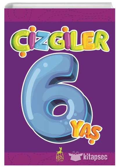 6 Yaş Çizgiler Kavramlar Matematik 3 Kitap Set Ren Çocuk - 3
