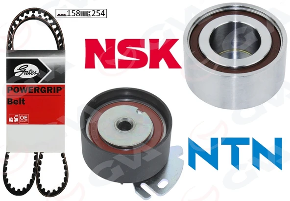 GVA 59T2140G EKSANTRİK GERGİ KİTİ 158x254 BRAVA 95-01 -DOBLO 01- -PALIO-ALBEA 96- -MAREA 97-02 1.6 K015432XS 71736715-55171442-55176303 ürün görseli 1