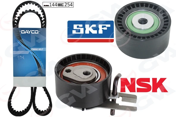 GVA 59T4312D EKSANTRİK GERGİ KİTİ 144 DİŞ EURO4 P206-P307-C1-C2-C3-NEMO-BIPPER-FIESTA 02> 1.4 HDI-TDCI 2S6Q8A615AB-0831.T3 ürün görseli 1