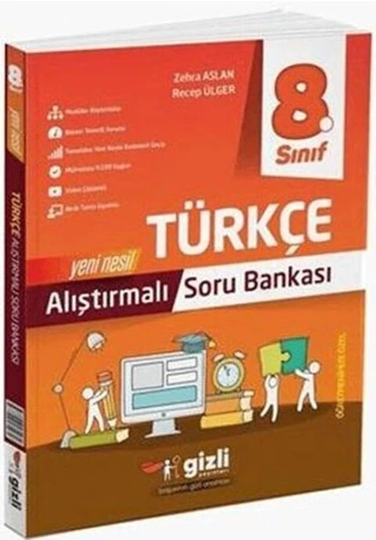 *Kampanya* GİZLİ 8.SINIF TÜRKÇE ALIŞTIRMALI SORU BANKASI