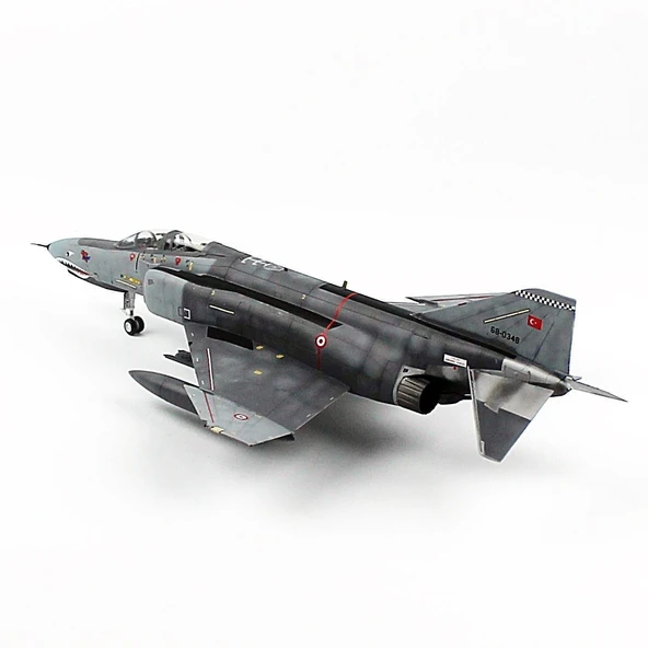 QD180 1/72 Ölçek, F-4E Phantom II, 112.Filo Şeytan, Sergilemeye Hazır Savaşl Uçağı Modeli - 3