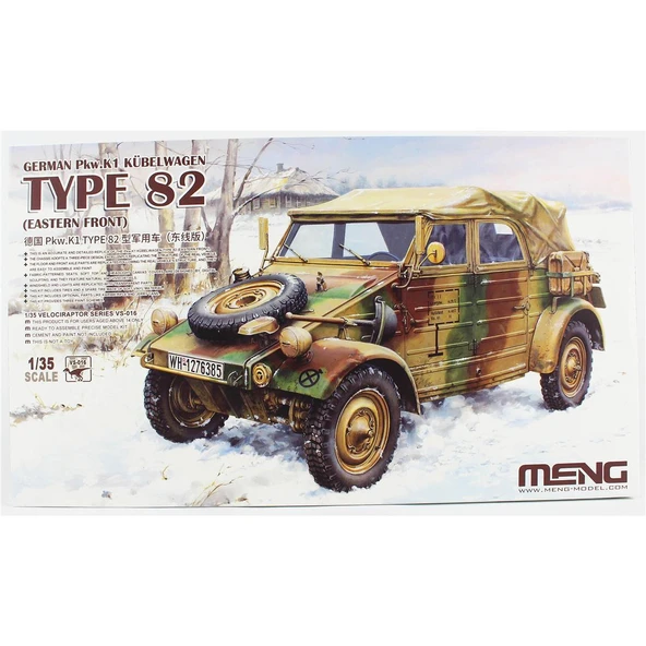 1/35 German Pkw.K1 Kübelwagen Type 82 (Eastern Front), Plastik Model Kiti ürün görseli