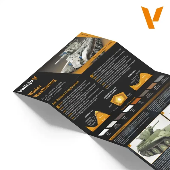 Vallejo 70263 8x18 ml. Winter Weathering by Chema cabrero, Model Color Serisi Model Boyası Seti - Resim 3