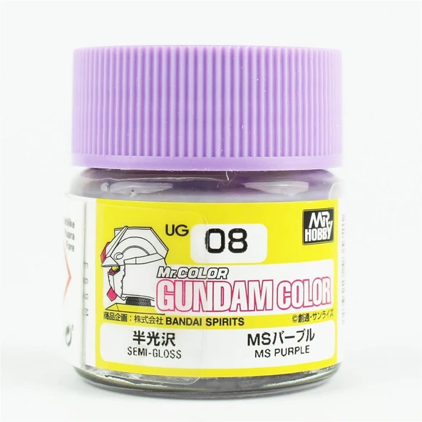Mr.Hobby UG-08 10 ml. MS Purple, Gundam Color Serisi Model Boyası ürün görseli