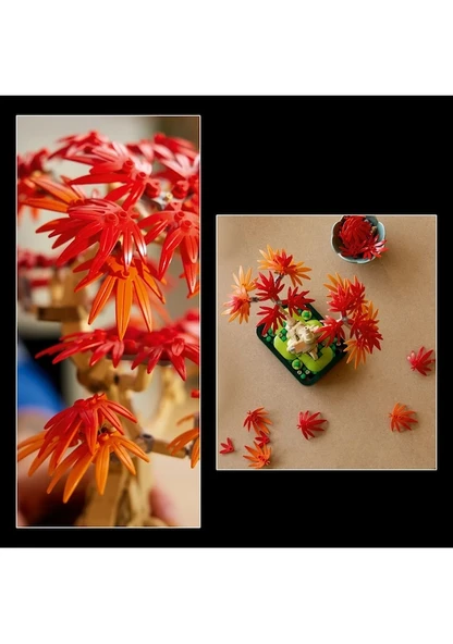 Lego Botanicals Japon Kırmızı Akçaağaç Bonsai Ağacı 10348 Lisanslı Ürün - Resim 5