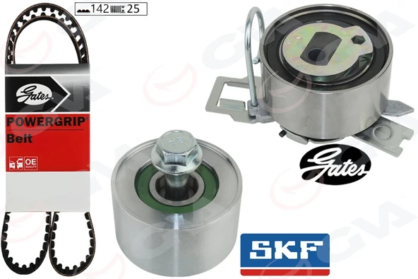 GVA 59T9138 EKSANTRİK GERGİ KİTİ HYUNDAI TUCSON İ30 ELANTRA KONA 1.6L D4FE CRDi 18-> / KIA SPORTAGE CEED 1.6L D4FE 18-> 1 KAYIŞ 2 RULMAN 243502U000-243702U001-243902U010 ürün görseli 1