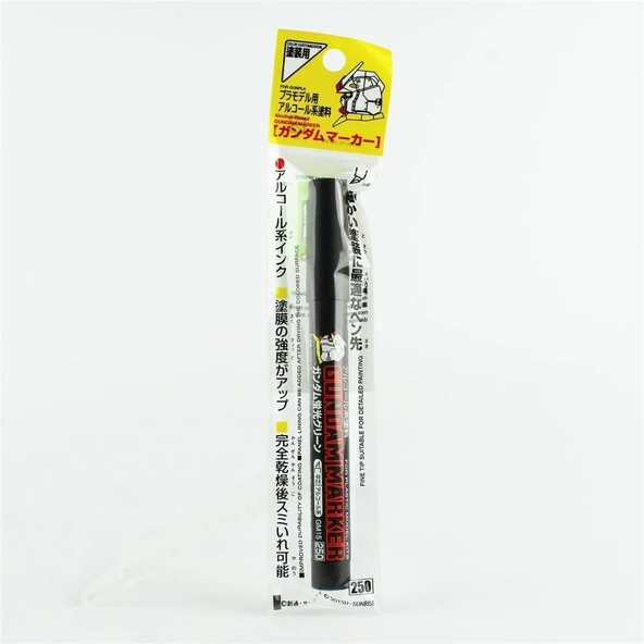 Mr.Hobby GM-15 Green Fluorescent, Gundam Marker Kalemi - Resim 2