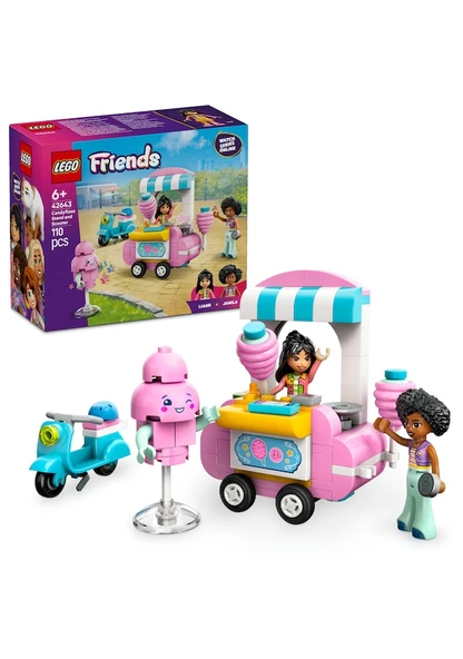 Lego Friends Pamuk Şeker Standı ve Scooter 42643 Lisanslı Ürün ürün görseli 1