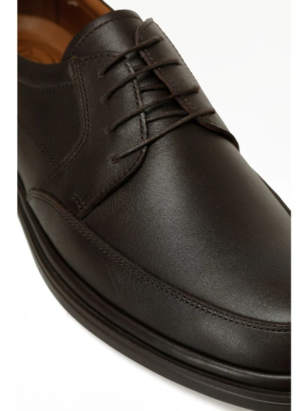 Polaris 109002 Kahverengi Hakiki Deri Ayakkabı - Resim 7