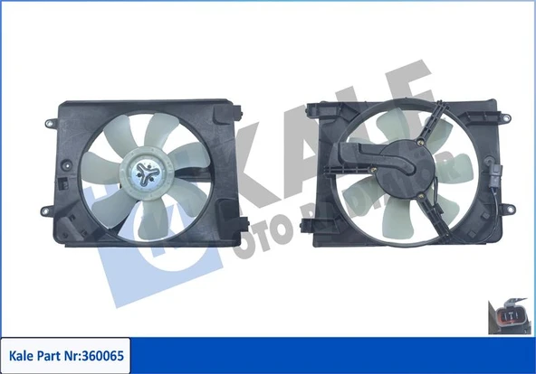 KALE 360065 FAN GRUBU HONDA CIVIC VIII Hatchback 1.4 05--CIVIC VIII Saloon 1.6 1.8 05-12 - 12V-KLİMALI 38611RNAA01-38615RNAA01-38616RNAA01 ürün görseli 1