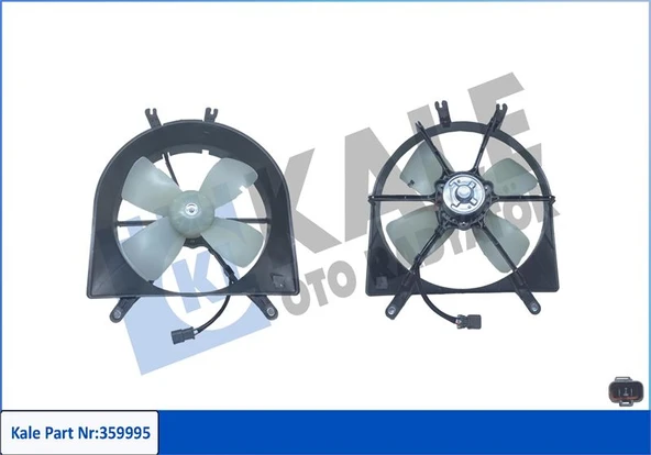 KALE 359995 FAN GRUBU HONDA CIVIC V 1.5i 93-95-CIVIC VI 1.4i 1.5/1.6 16v 1.6i 1.6i Vtec 1.5i Vtec-E 1.6 Vti 92- 19005P08003-19015P08003-19015P08013 ürün görseli 1