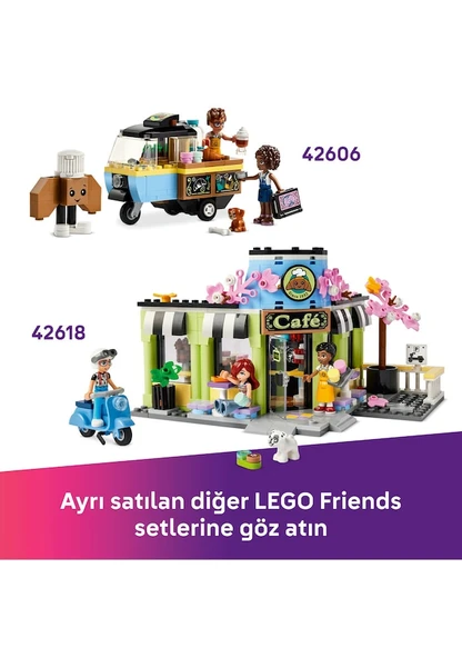Lego Friends Pamuk Şeker Standı ve Scooter 42643 Lisanslı Ürün - Resim 5