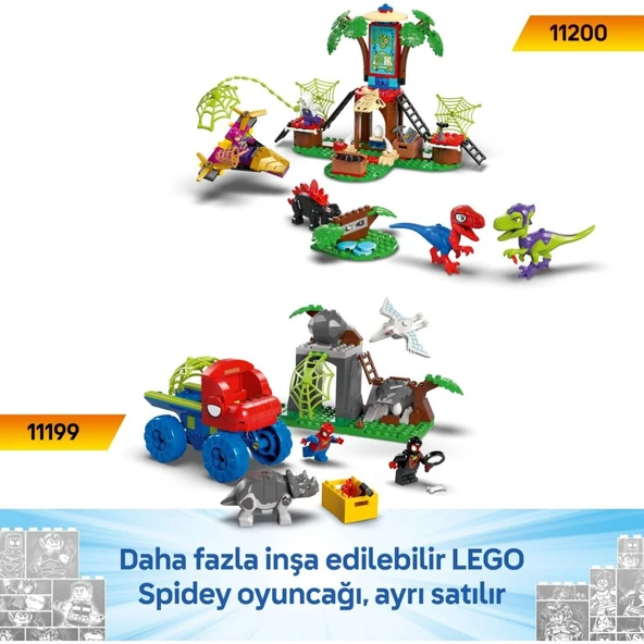 Lego Marvel Spin ve Electro Dinozor Aracı Takibi 11198 Lisanslı Ürün - Resim 7