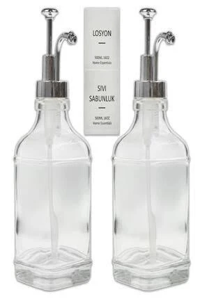 MDB Cam Sıvı Sabunluk Losyonluk Krom - Resim 2