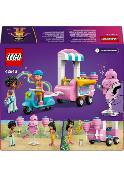 Lego Friends Pamuk Şeker Standı ve Scooter 42643 Lisanslı Ürün - Resim 2