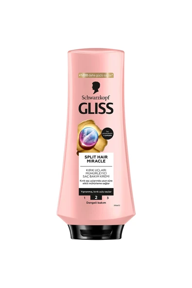 Gliss Split Hair Miracle Kırık Uçları Mühürleyici Saç Bakım Kremi 360 Ml - Resim 2
