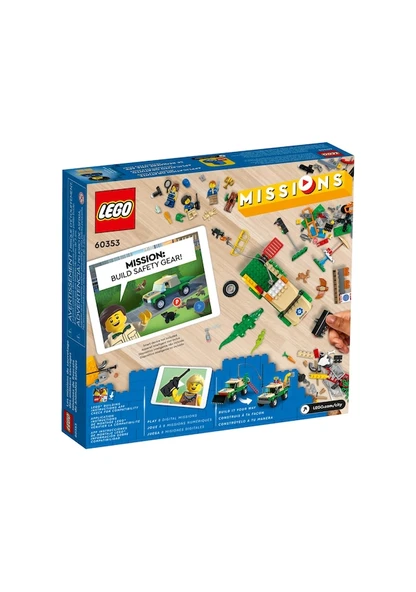 Lego City Vahşi Hayvan Kurtarma Görevleri 60353 Lisanslı Ürün - Resim 2