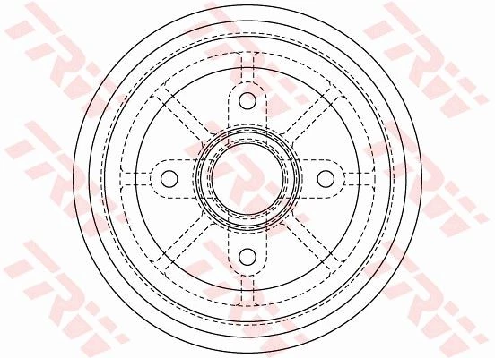 TRW DB4414MR ARKA KAMPANA C3 I 1.4 i-1.4 HDI 02 > 4147.52 ürün görseli 1