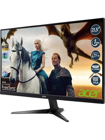 Acer QG221Q UM.WQ1EE.001 21.5" 1 ms Full HD FreeSync Oyuncu Monitörü - 3