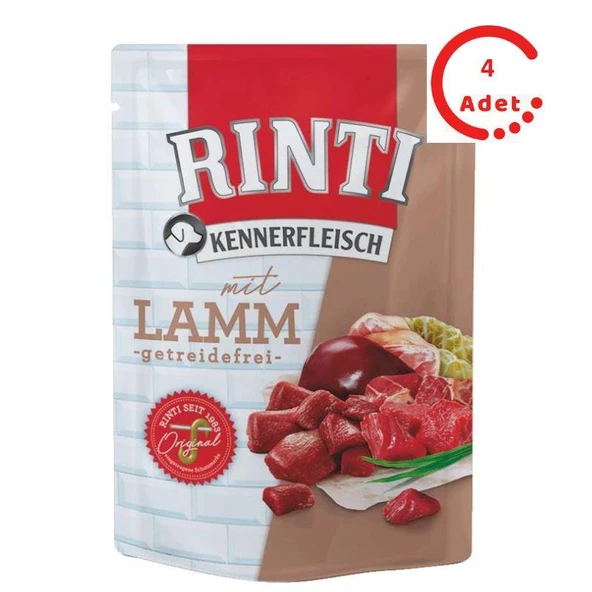 Rinti Kuzu Etli Köpek Maması 400 Gr x 4 Adet ürün görseli 1