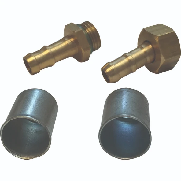 Veta 8mm 3/8Rekor Erkek ve Dişi İlaçlama Hortumu Yedek Bağlantı Nipel Takımı ürün görseli