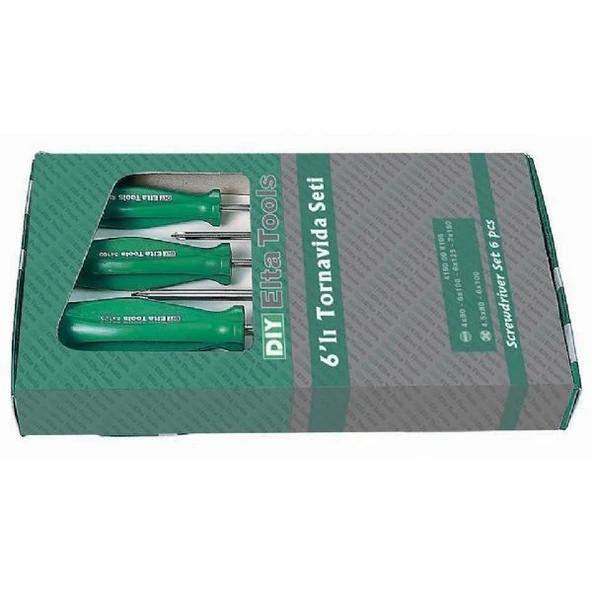 Elta Opak Seri Tornavida Seti (6 Parça) ürün görseli