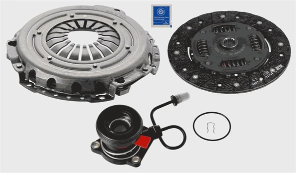 SACHS 3000990131 DEBRİYAJ SET HİDROLİK RULMAN PRO KİT ASTRA G-H-VECTRA B-CORSA C-D-COMBO-1.2-1.4-1.6 16V X12-X14 1606237-93185915 ürün görseli 1